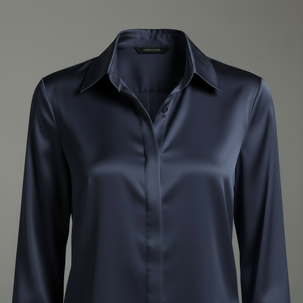 Satengbluse Dame Hvit | Elegant og Komfortabel Topp