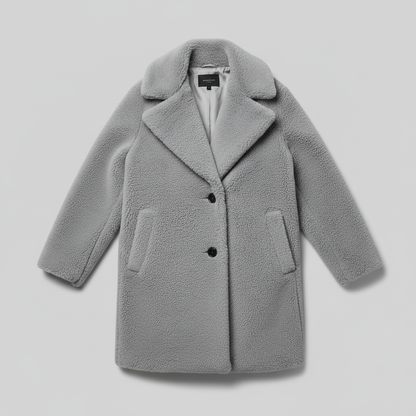 Teddy Coat Rita | Dame Kåpe i Mykt Teddystoff