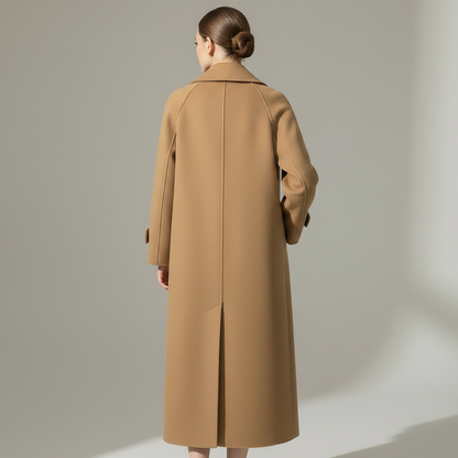 Elegant Lang Kåpe Bridget | Ullkåpe Dame Vinterkåpe