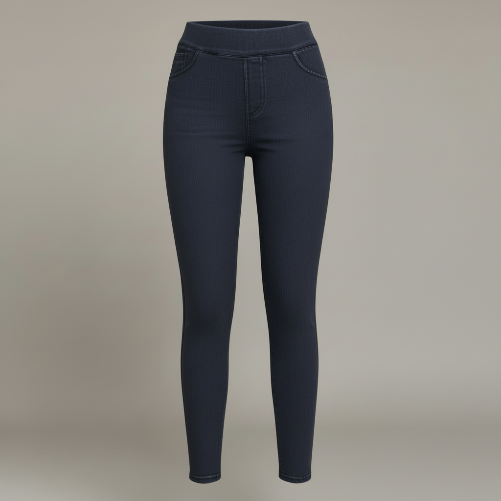 Høy Midje Skinny Jeggings | Bukser Dame