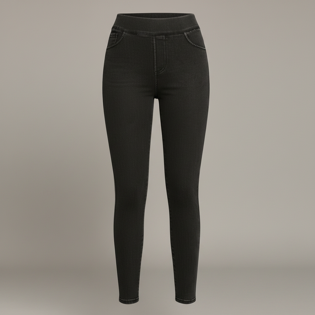 Høy Midje Skinny Jeggings | Bukser Dame