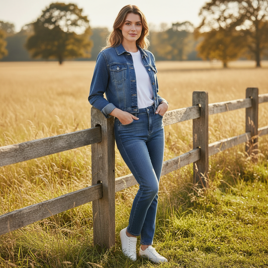 Nova Skinny Jeans | Damejeans Med Vintage Vask