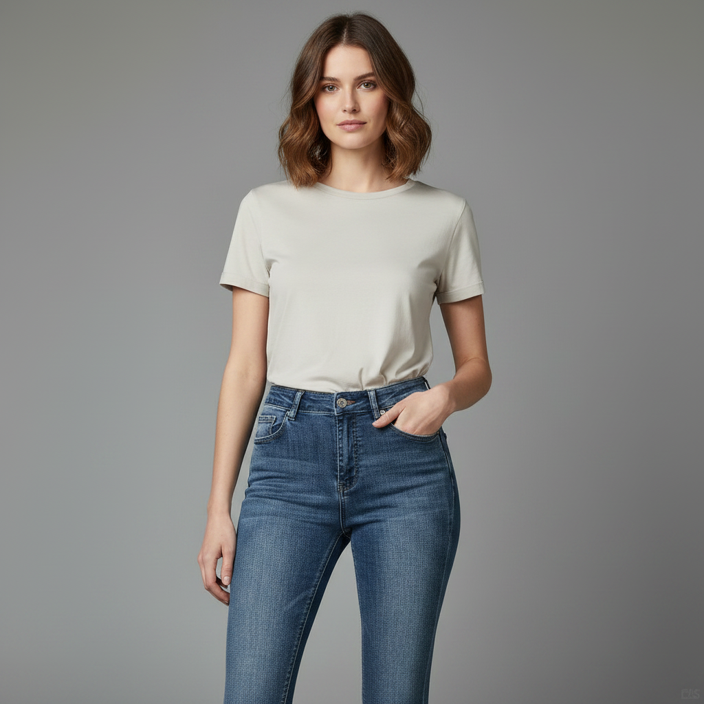 Nova Skinny Jeans | Damejeans Med Vintage Vask