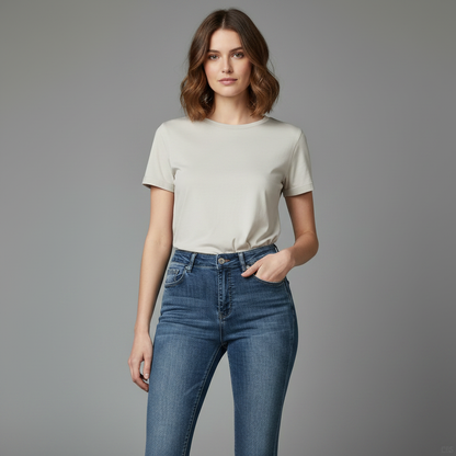 Nova Skinny Jeans | Damejeans Med Vintage Vask