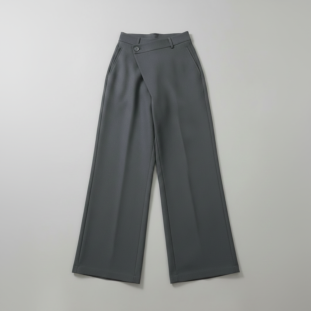 Emma Baggy Bukser Dame | Asymmetrisk Design og Komfort