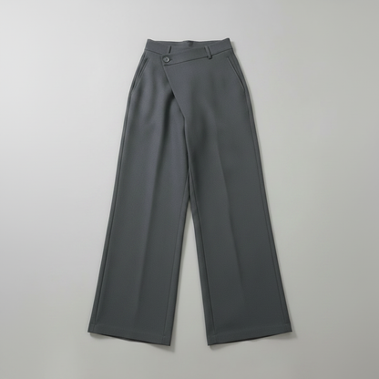 Emma Baggy Bukser Dame | Asymmetrisk Design og Komfort